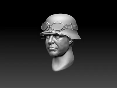 helmet luftwaffe 3D print model buy
