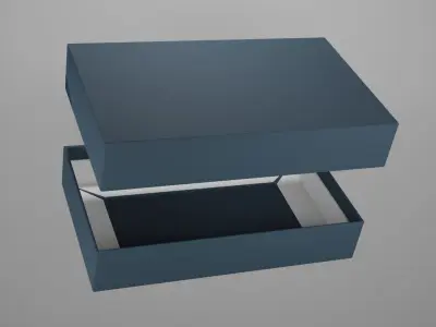 BOX packaging 3d model  3D model purchase