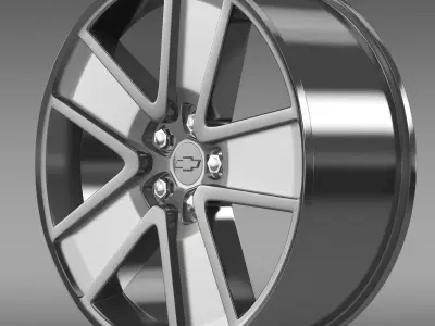 Chevrolet Camaro Redflash 2010 rim 3D model