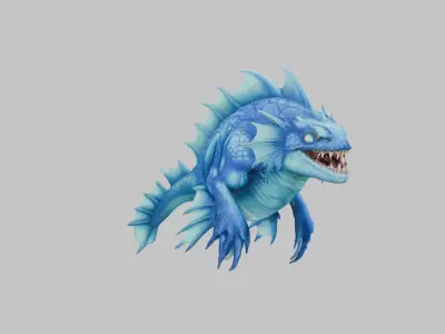 Aqua Terror 3D Model Low-poly 3D model