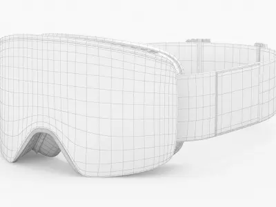 Giro Axis Ski Goggle 3D model