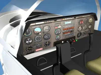 Zlin Z 242 V02 3D model