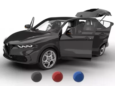 Alfa Romeo Tonale Plug-In Hybrid Q4 2023 HQ 3d model 3D model