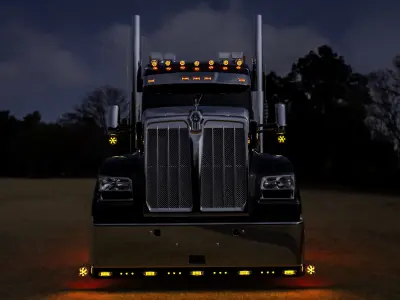 Kenworth W990 Custom 3D Model  3D model