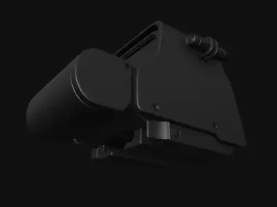 Holographic Sight Custom Low-poly 3D model