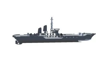 Boat 3d models Free low-poly 3D model