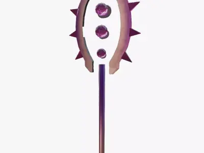 FANTASTIC DOUBLE SWORD Low-poly 3D model