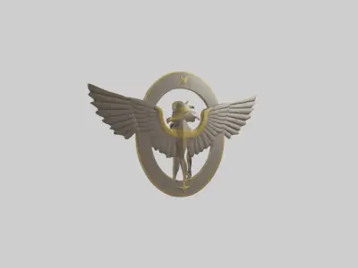 Faravaharsymbolmode 1 Low-poly 3D model
