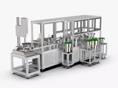 Automatic Toilet Lid Damper Body Assembly 3D model