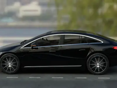Realistic Car Rendering Free low-poly 3D model