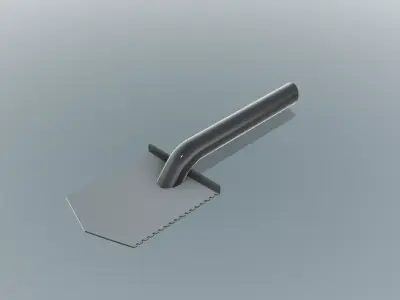 Shovel With Side Saw 3D model