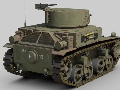 M1 Combat Car 3D model