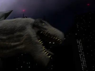 Godzilla 1998 Inspired Model Low-poly 3D model