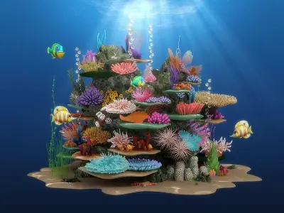 Coral Reef02 3D model