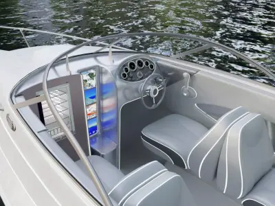 Boat 3D Model Low-poly 3D model