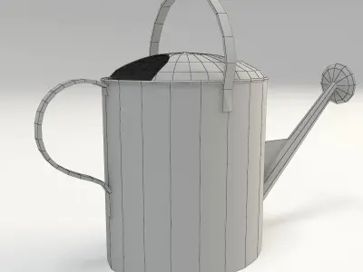 Watering Can Low Poly Low-poly 3D model