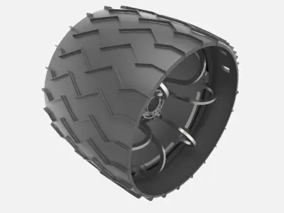 Wheel Nasa Curiosity  3D model