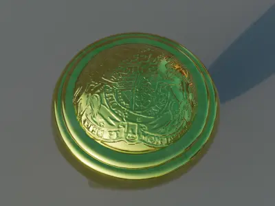 Ring Cinematic gamedev Low-poly 3D model