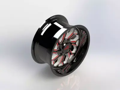 Cast rim Moto Metal-MO999 3D model