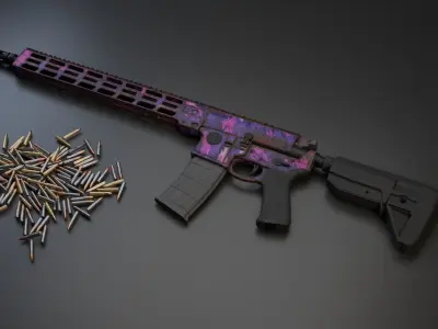 MK 116 Rifle 3D model