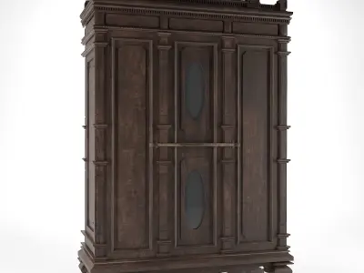 indochine cabinet 01 3D model