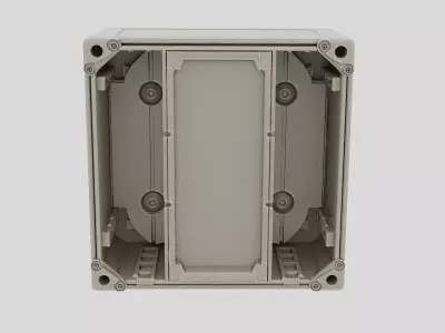 Industrial Electrical Junction Box for 3D print 3D model