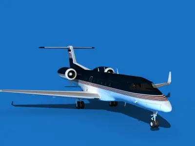 Embraer Legacy 500 V10 3D model