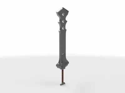 dragon sword 3D model