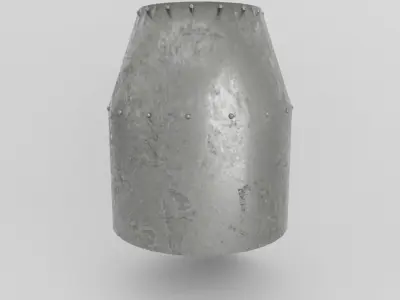 Helmet Medieval Low-poly 3D model