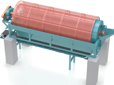 Drum Screening Machine 3D model