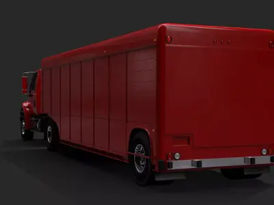 Beverage Truck Trailer 3D model