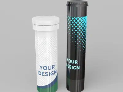 Tablet Tubes 3D model