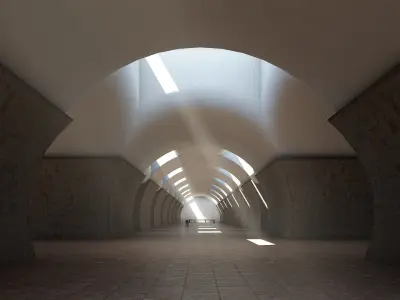 Corridor 02 3D model