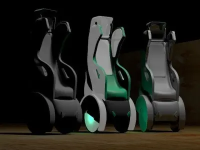Wheel chair 3D model purchase