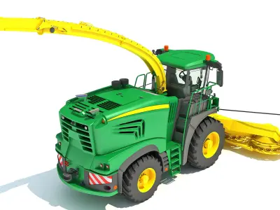 Combine Harvester 2020 3D model purchase
