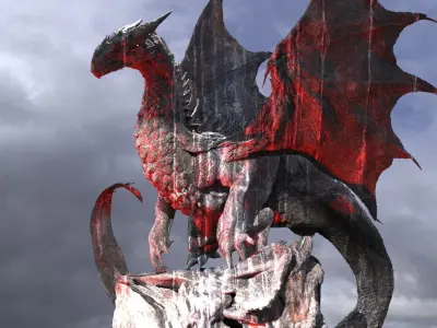 Serafim Curved Dragon 3D model