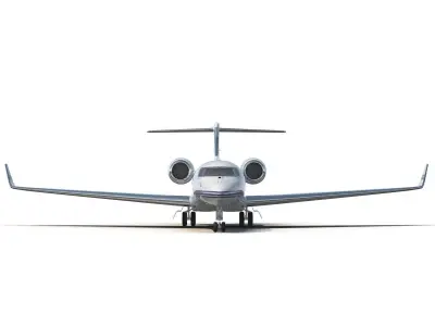 Gulfstream G650 Rigged 3D model