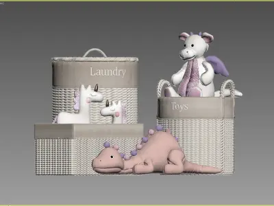 Kids Room Decor 109 3D model