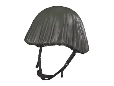 US helmet rain cover Low-poly 3D model