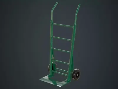 Hand Truck 2 Untextured  3D model