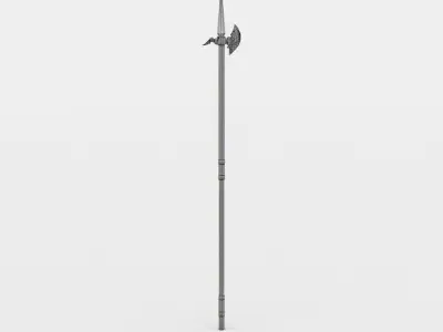 Axe sword with handle Low-poly 3D model purchase