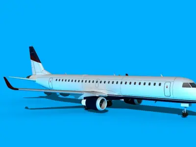 Embraer Emb-190 Cobham 2 3D model