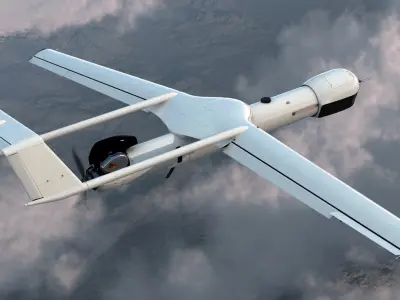 Small Military UAVs Rigged 2 Collection 3D model