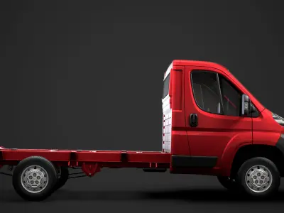 Citroen Jumper Chassis Single Cab 3450WB 2014 3D model