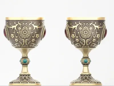 Chalice Low-poly 3D model