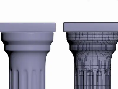 column 3D model