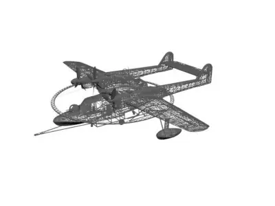 Aircraft BV138MS 3D model