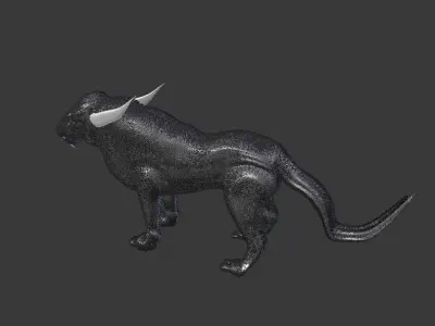 3D Fantasy Puma 3D model