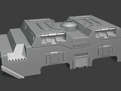 Sifi Crate Free 3D model