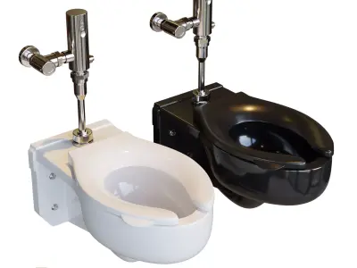 TOTO commercial wall-mounted toilet 3D model